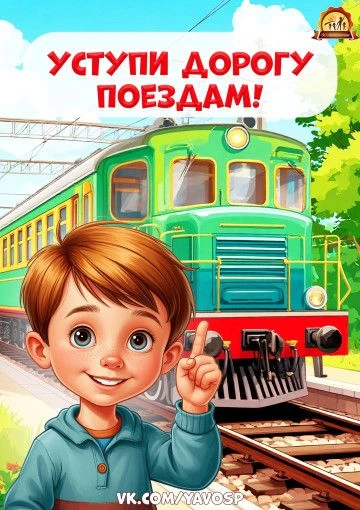 Уступи дорогу поездам! Уступи дорогу поездам!